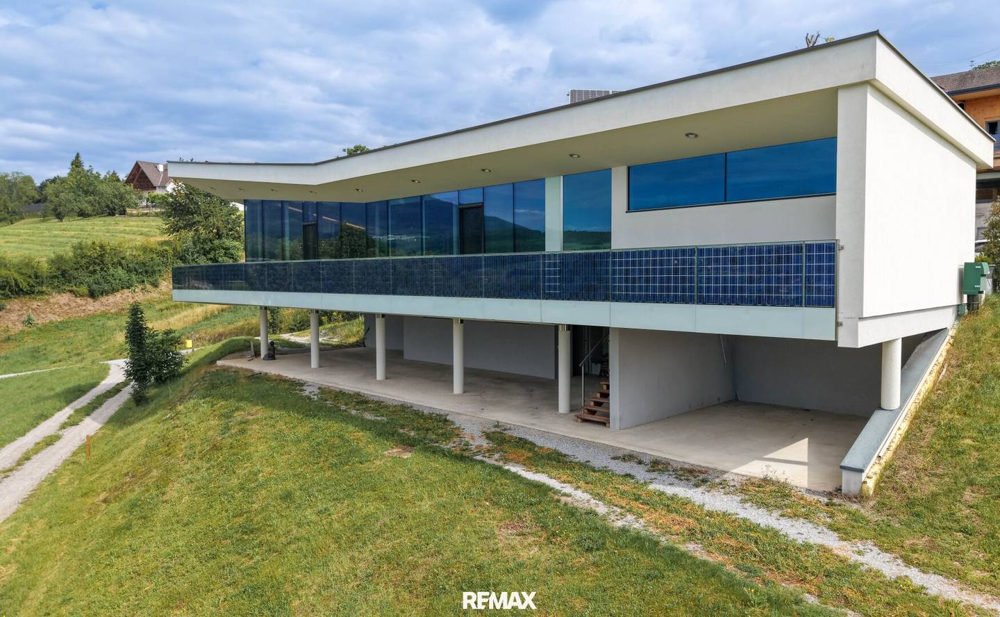 Passivhaus Bungalow mit Terrasse und Weitblick