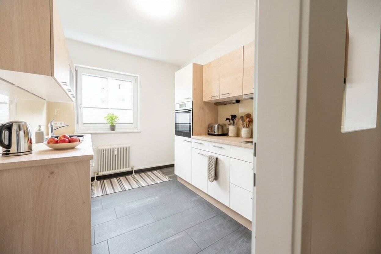 Sanierte Wohnung mit Westbalkon in zentraler Lage