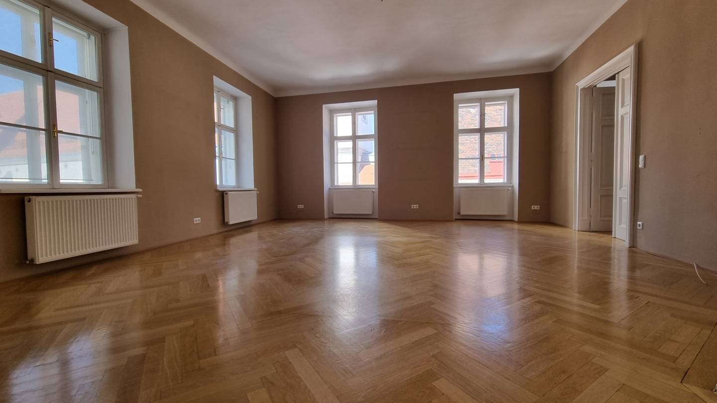 Altbauwohnung mit Kamin und Balkon am Stadtpark