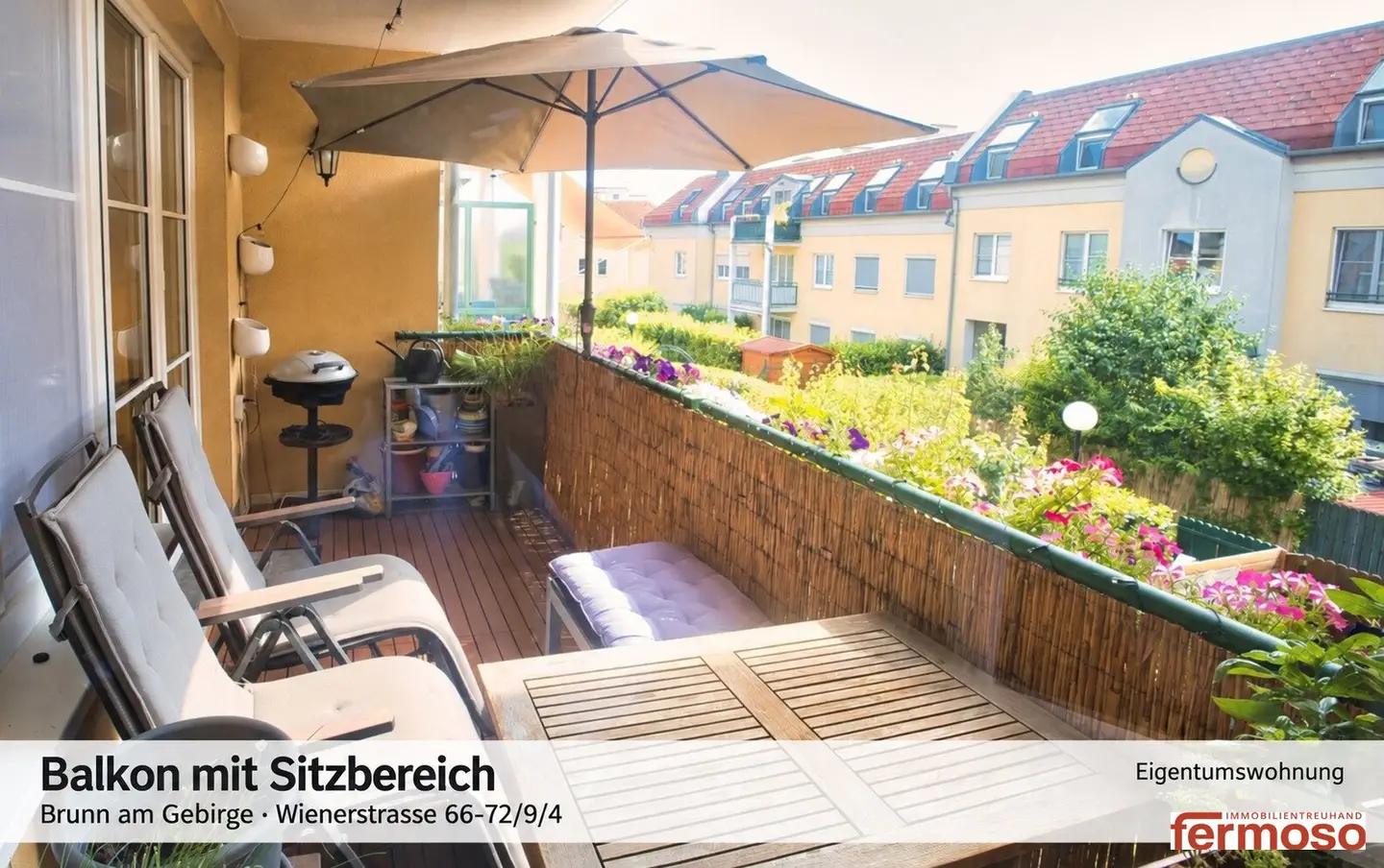 Helle Wohnung mit Balkon und Klimaanlage