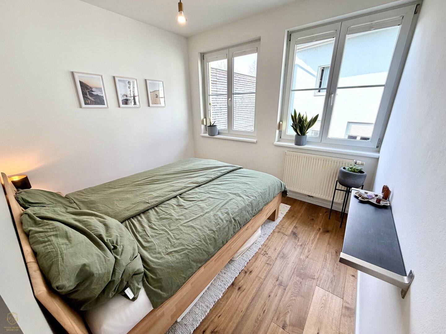 Bright apartment with open kitchen in the village center