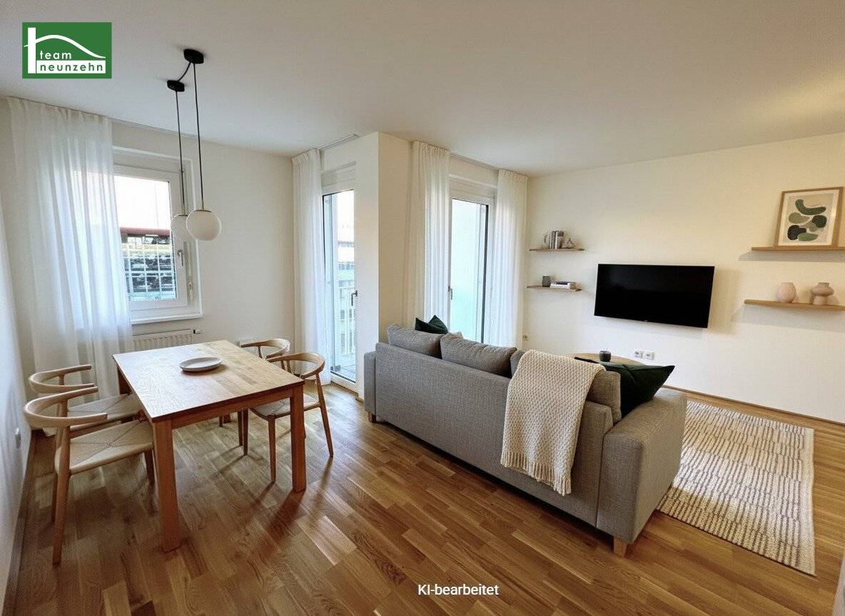 New build apartment with loggia and fitted kitchen near U3