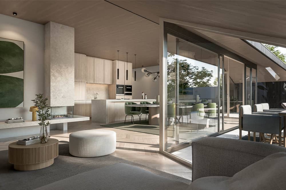 Terrace Apartment with Private Lake Access