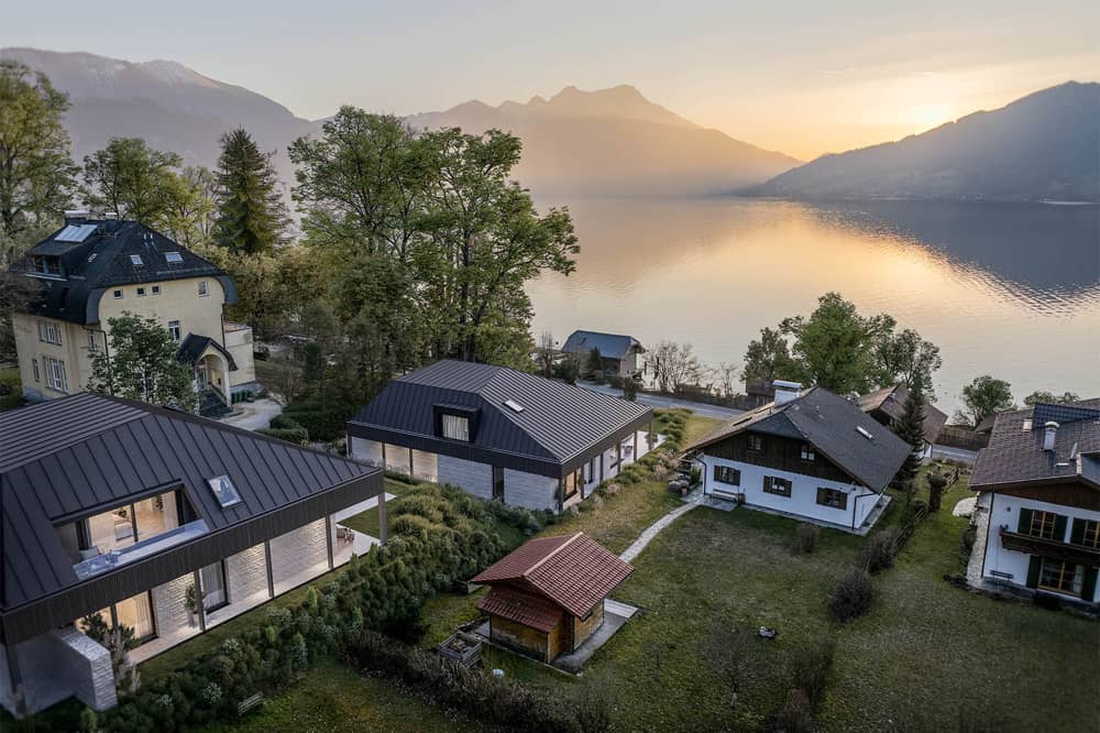 Garden apartment with private lake access at Attersee