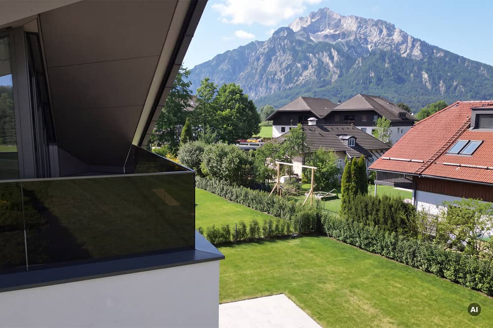 Einfamilienhaus mit Garten und Pool in Anif