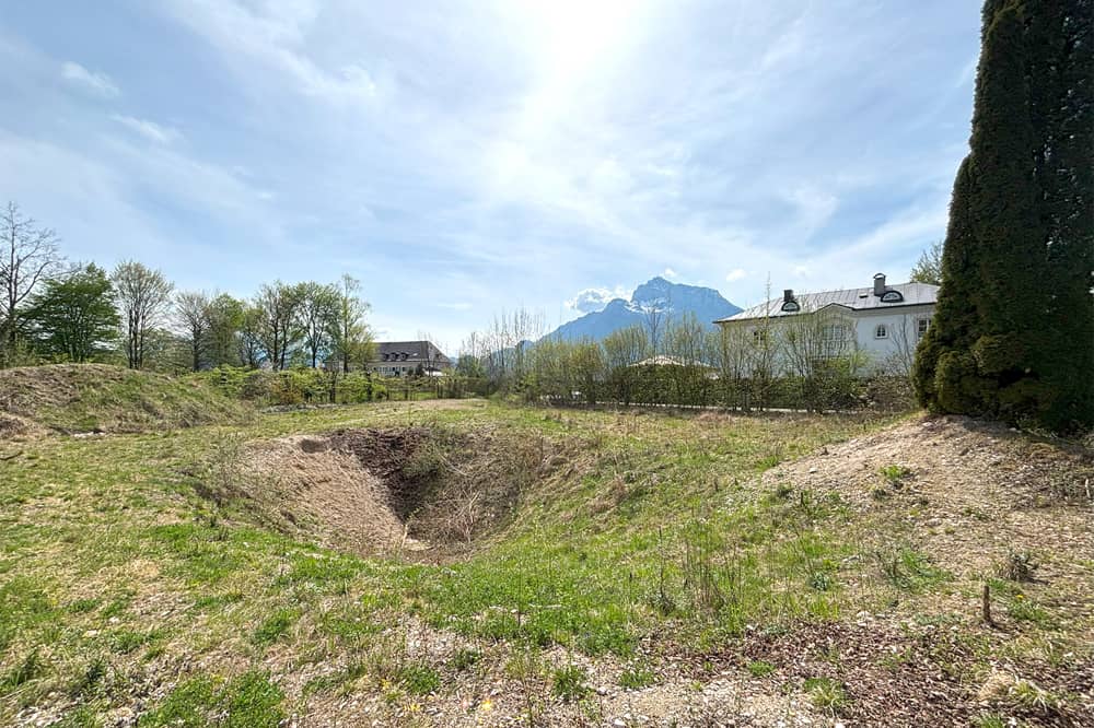 Baugrundstück im Villenviertel am Hellbrunner Park