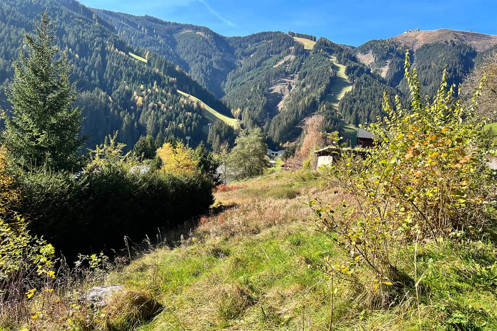 Baugrundstück mit Panoramablick am Fuße der Schmittenhöhe