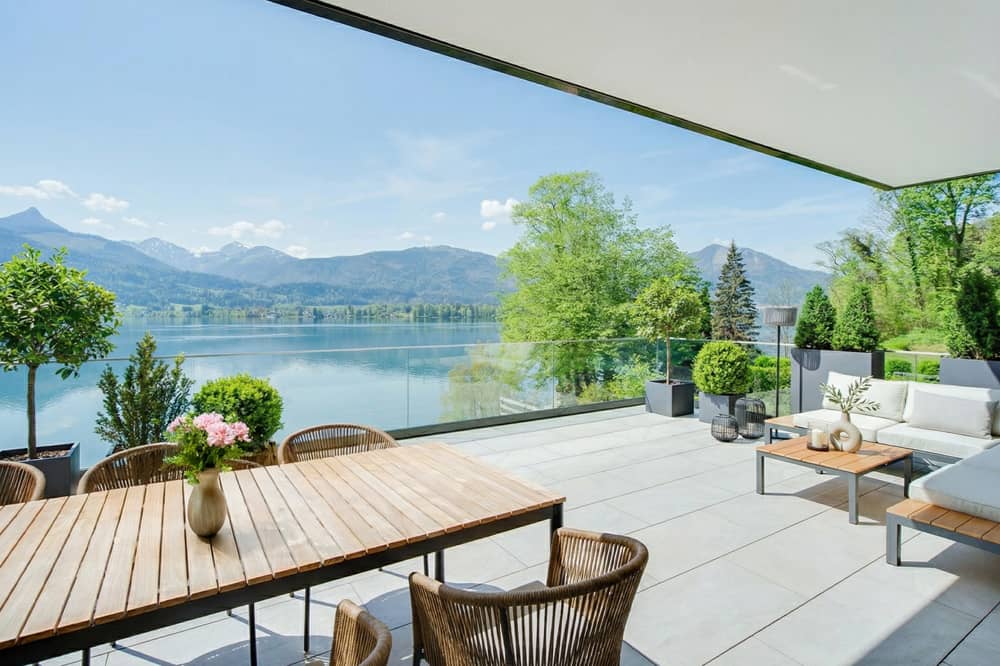 Wohnung mit Terrasse und Seeblick am Wolfgangsee