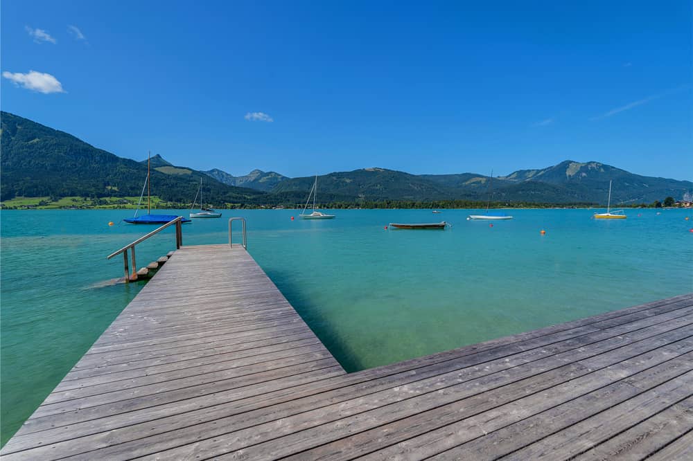 Wohnung mit Terrasse und Seeblick am Wolfgangsee