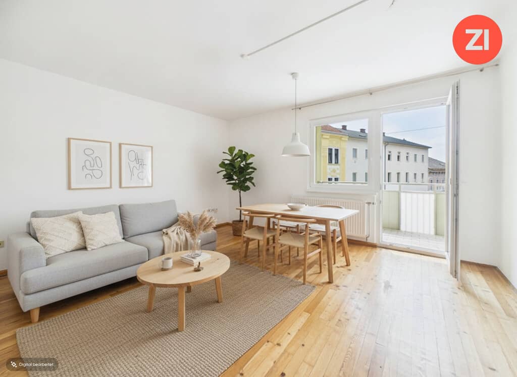 Wohnung in Top Lage mit Balkon und separater Küche