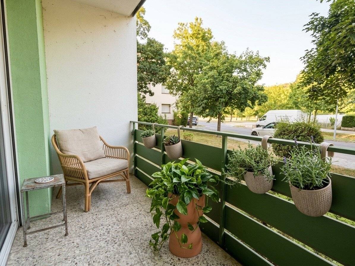 Renovated ground floor apartment with loggia and garage