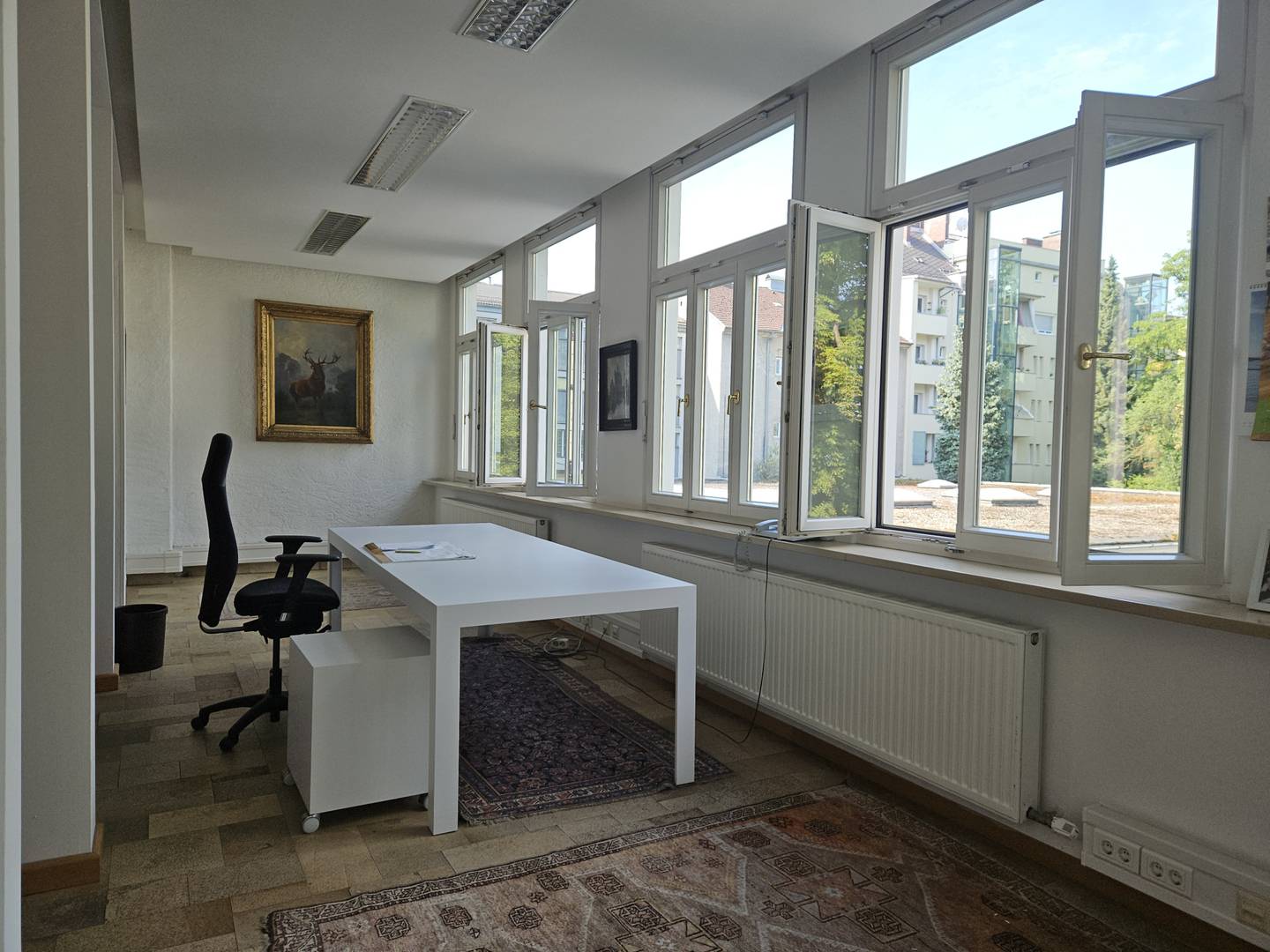 Historic Office with Terrace and Parking near Hessenplatz