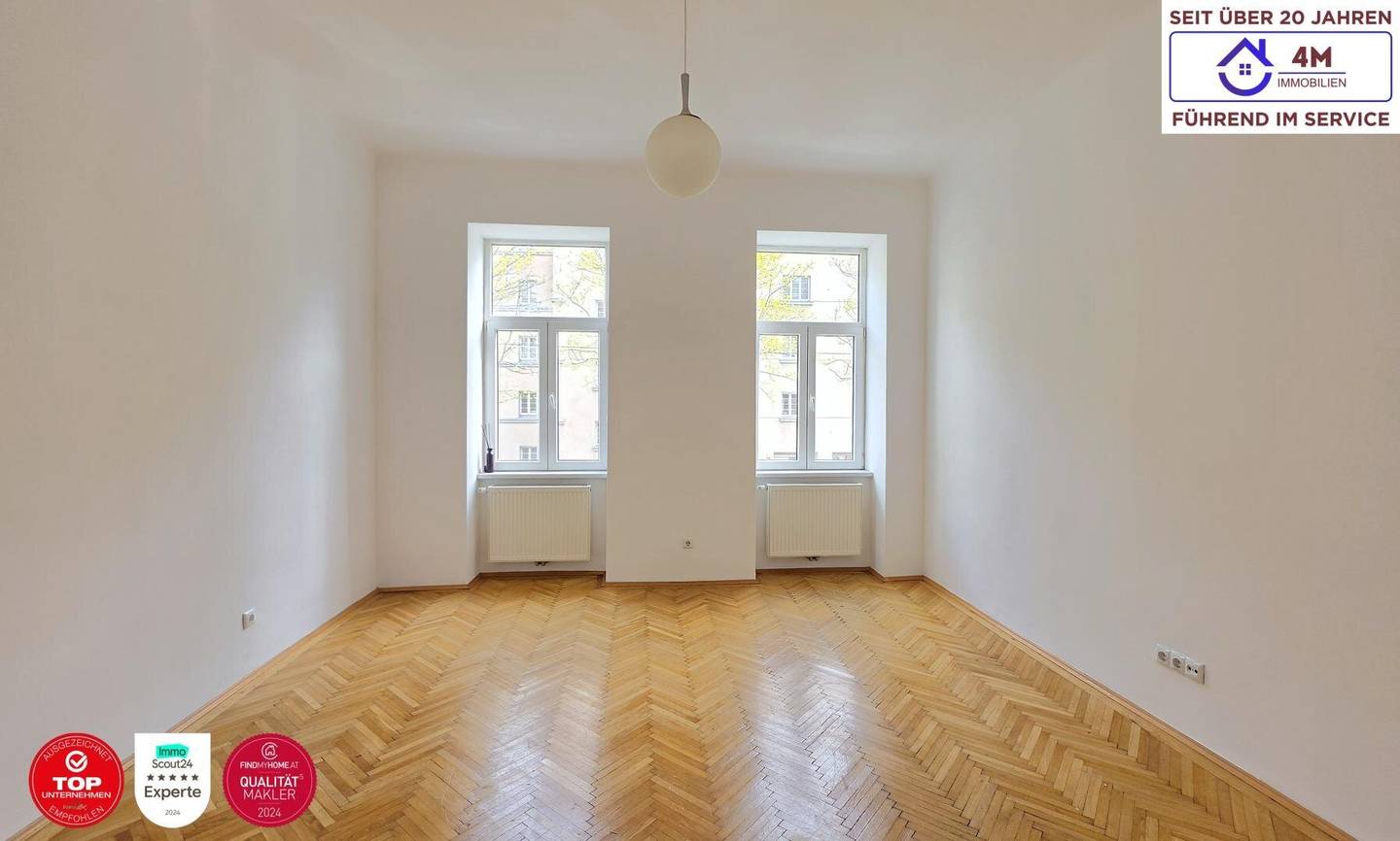 Modernized Altbau Apartment with Herringbone Parquet near Margaretengürtel