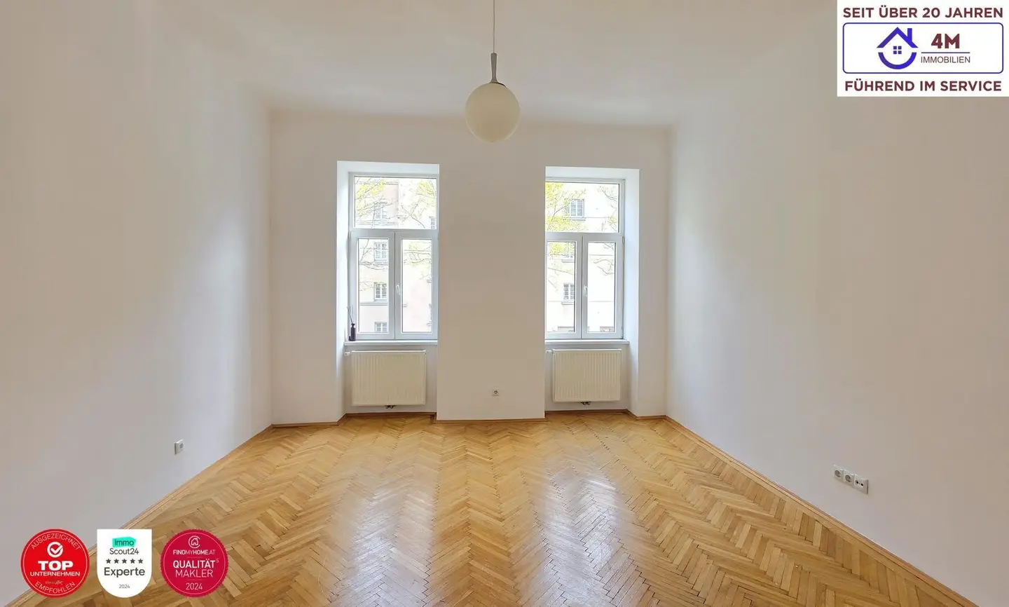 Modernized Altbau Apartment with Herringbone Parquet near Margaretengürtel