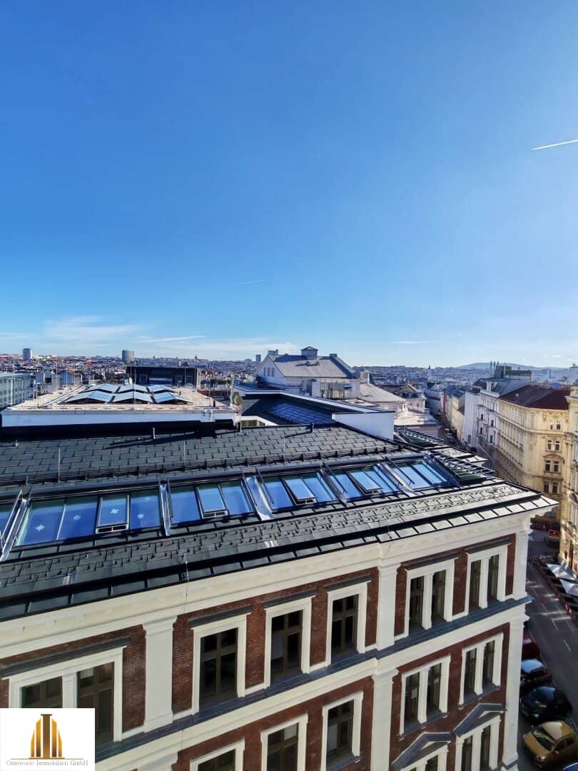 Penthouse with terrace in period building near Mariahilferstraße