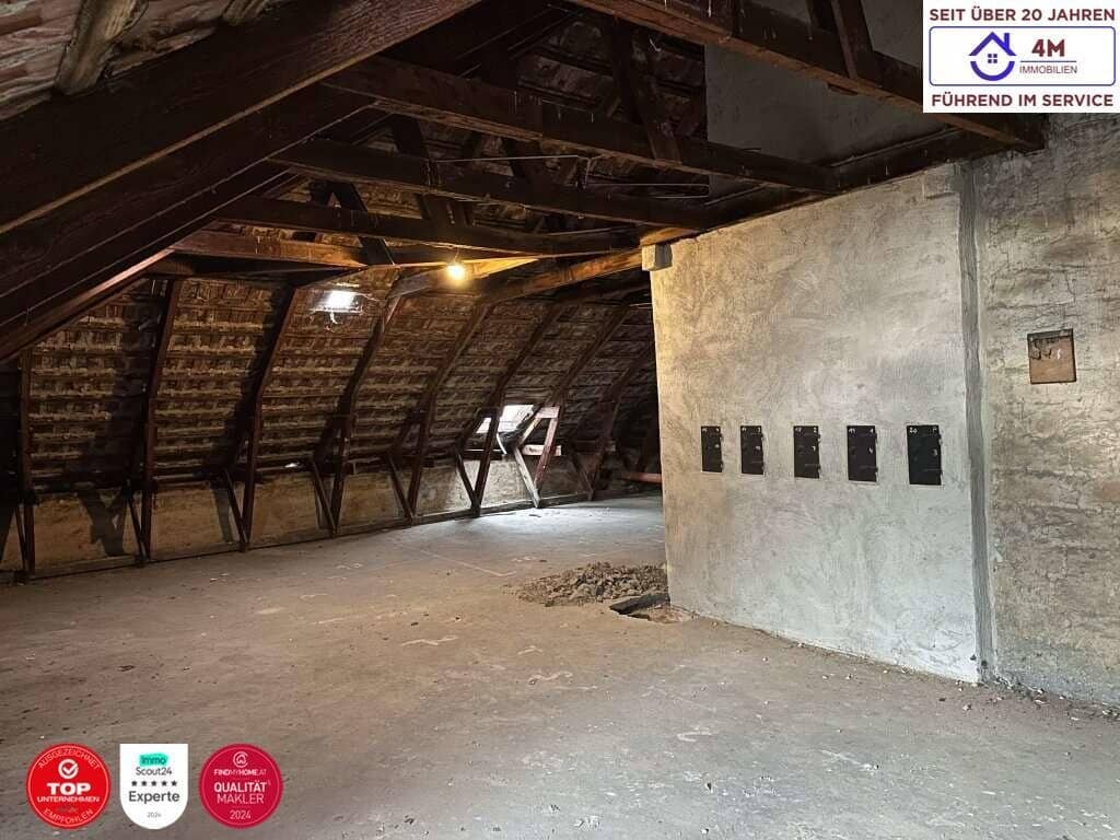 Permitted Raw Attic with Elevator and Rooftop Terrace