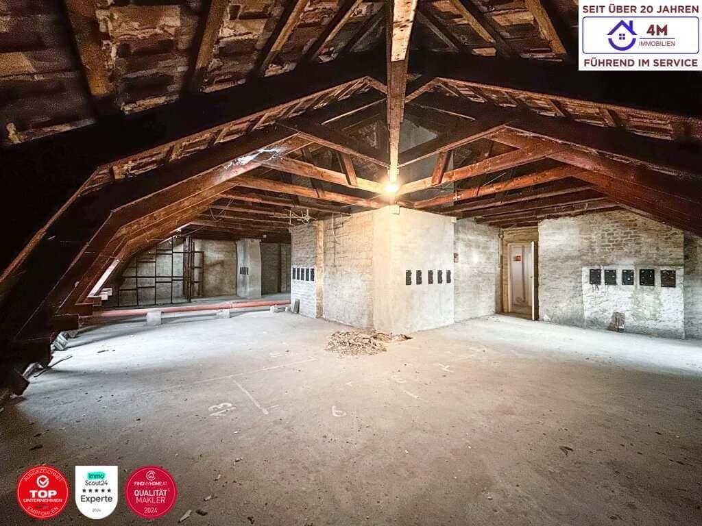 Permitted Raw Attic with Elevator and Rooftop Terrace