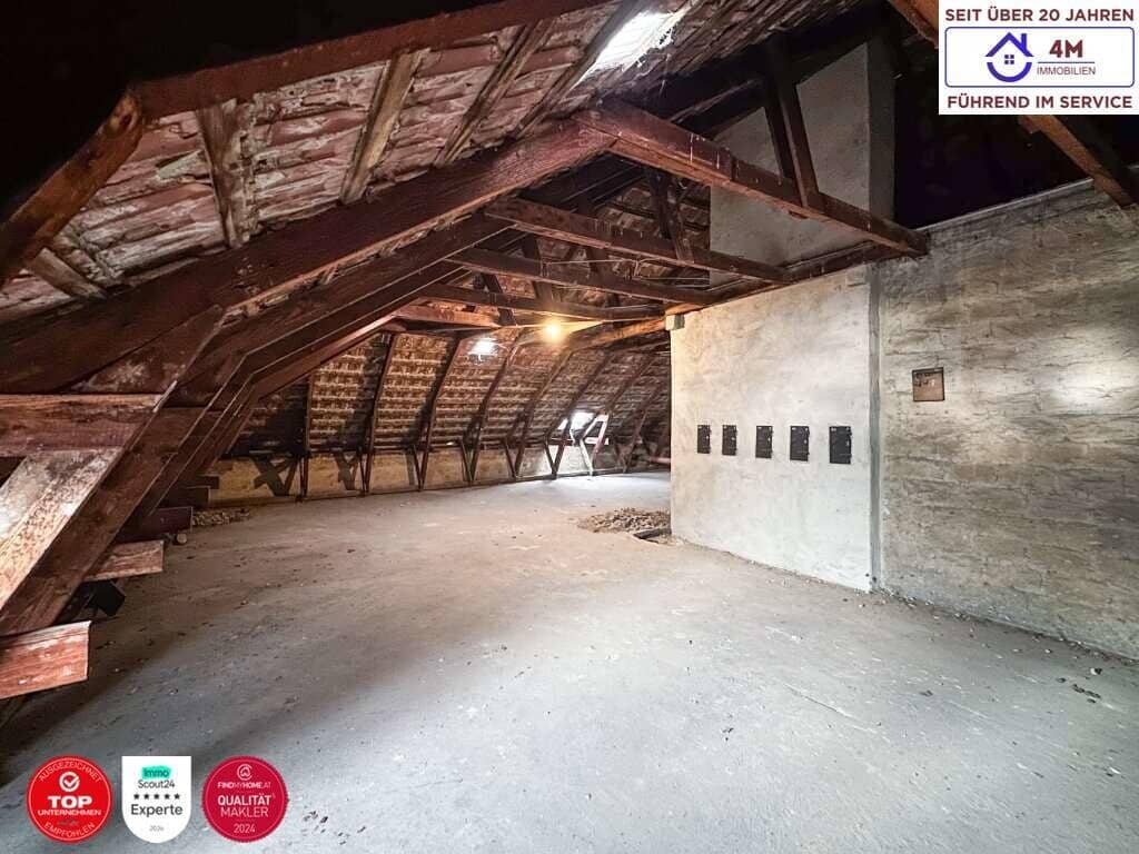 Permitted Raw Attic with Elevator and Rooftop Terrace
