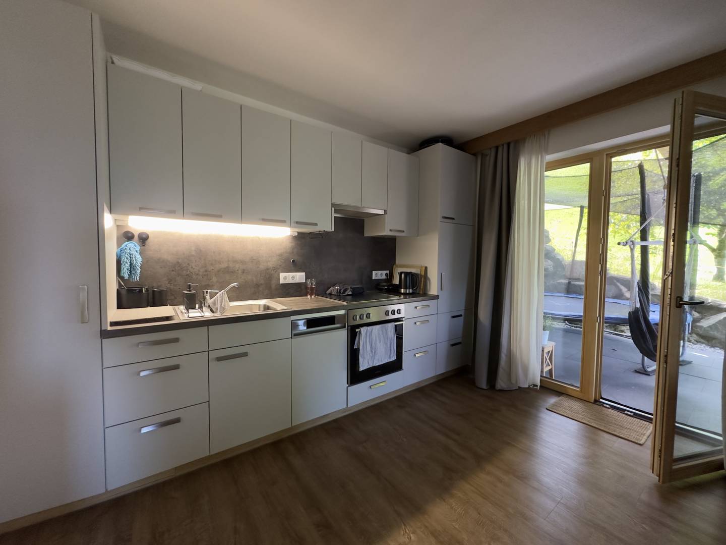 New build apartment with large terrace and mountain view