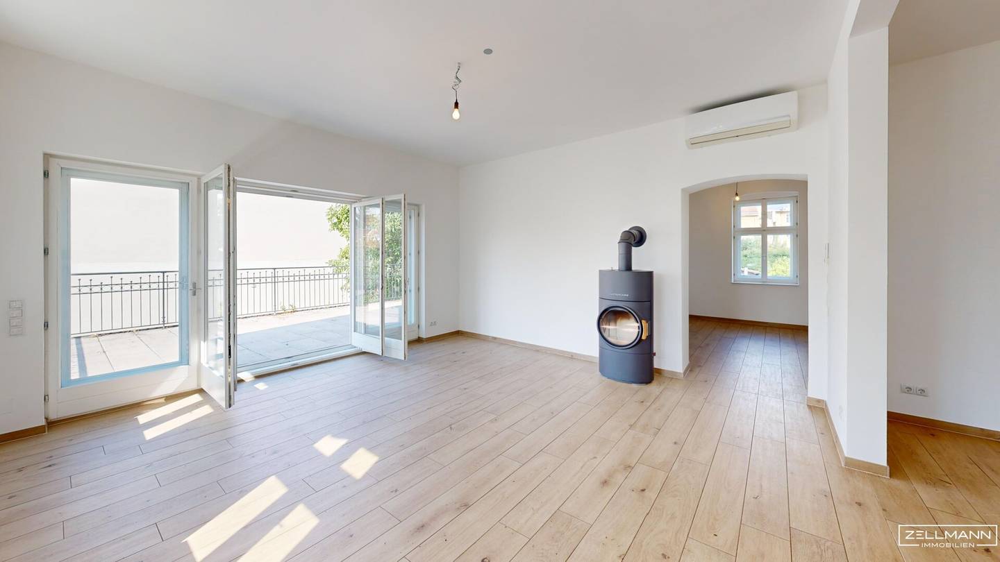 Großzügige Wohnung mit Terrasse Balkon und Erdwärme