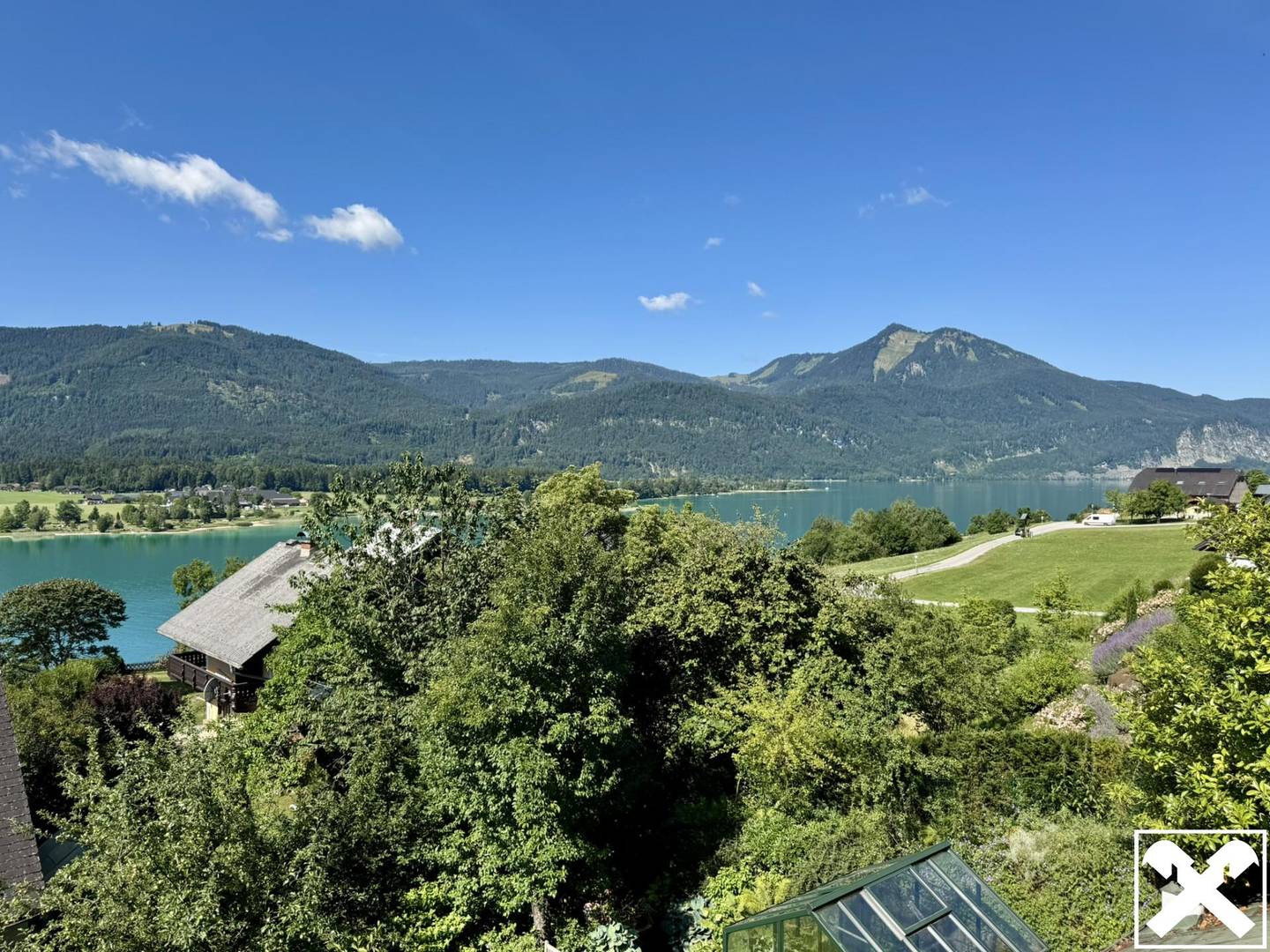 Dachgeschosswohnung mit Seeblick und Balkon am Wolfgangsee