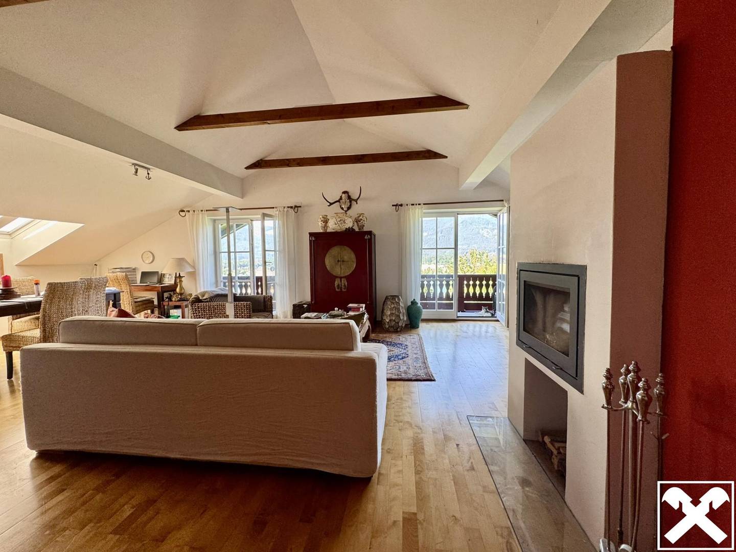Dachgeschosswohnung mit Seeblick und Balkon am Wolfgangsee