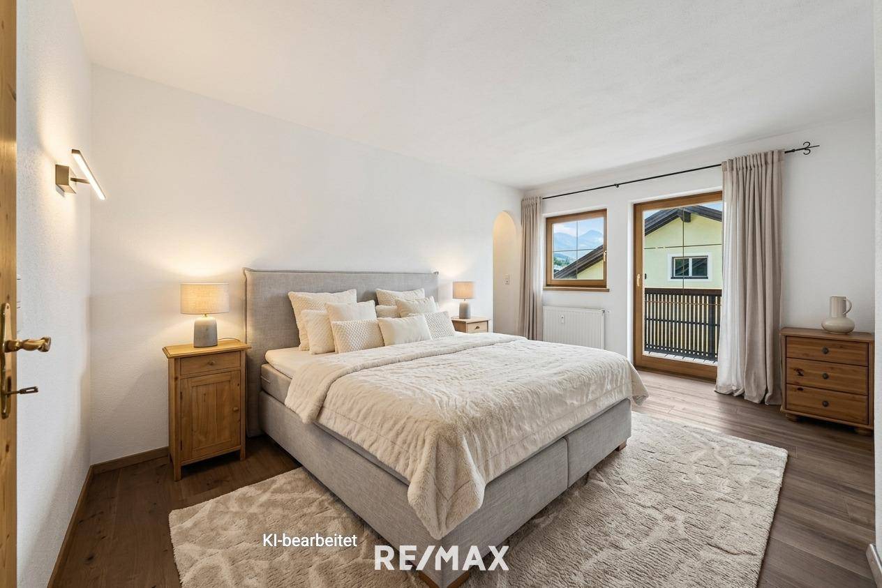 Sonnige Ferienwohnung mit Balkon und Kamin in Kitzbühel
