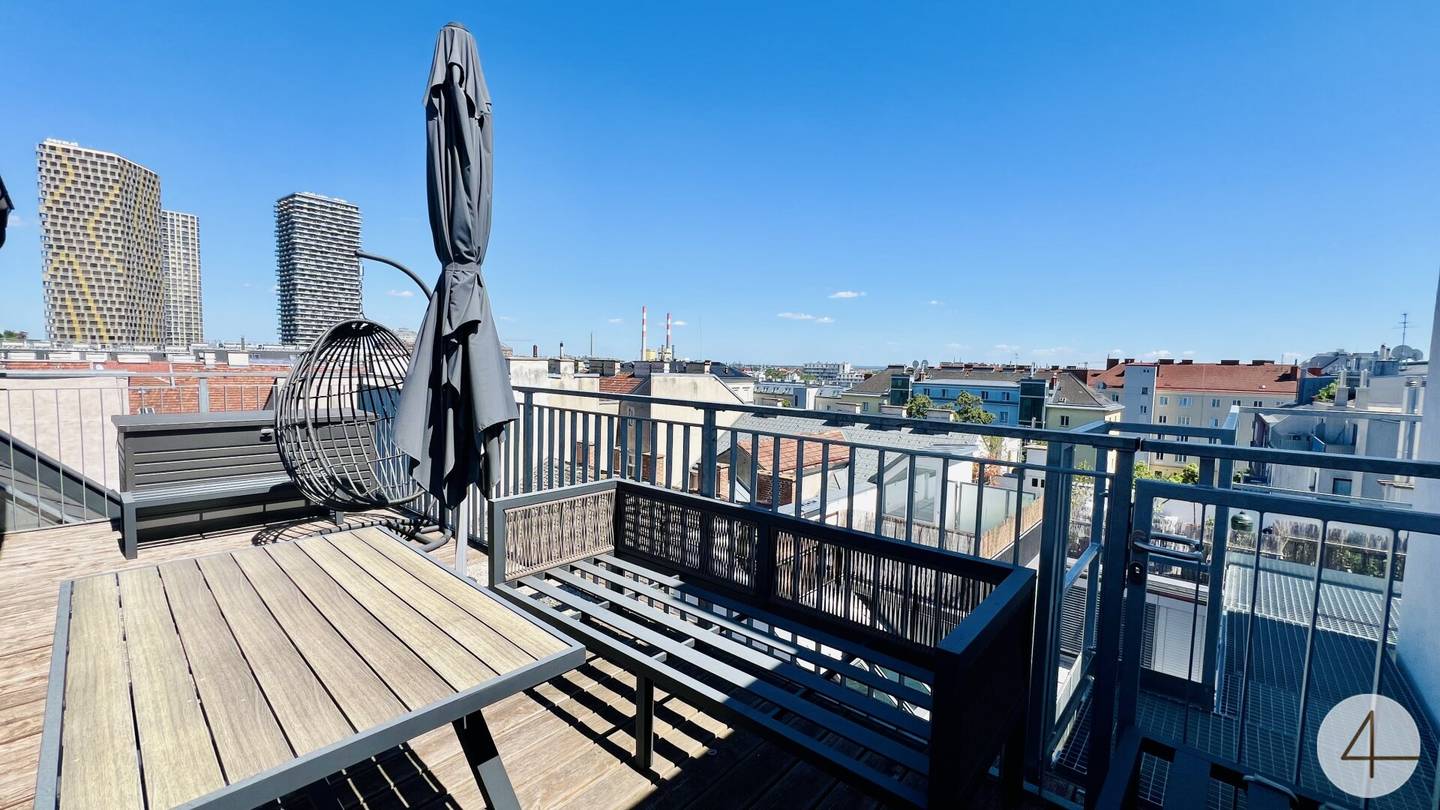 New Build Penthouse with Southeast Terrace and Air Conditioning