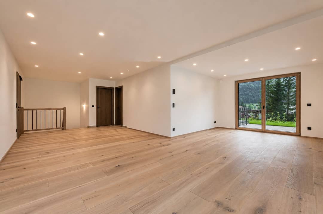 Maisonettewohnung mit Garten und Bergblick