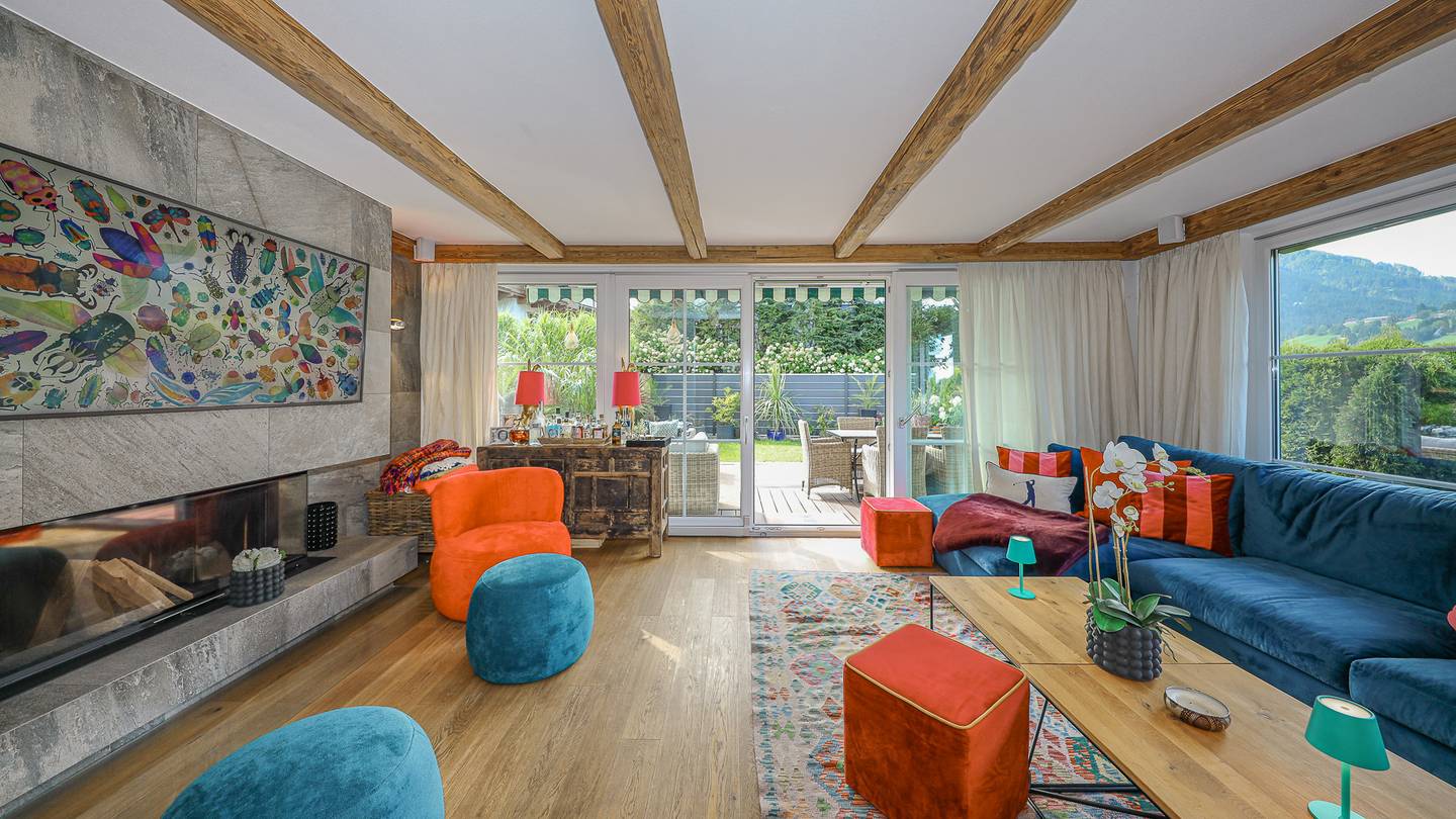 Corner townhouse with sauna and panoramic views of the Wilder Kaiser