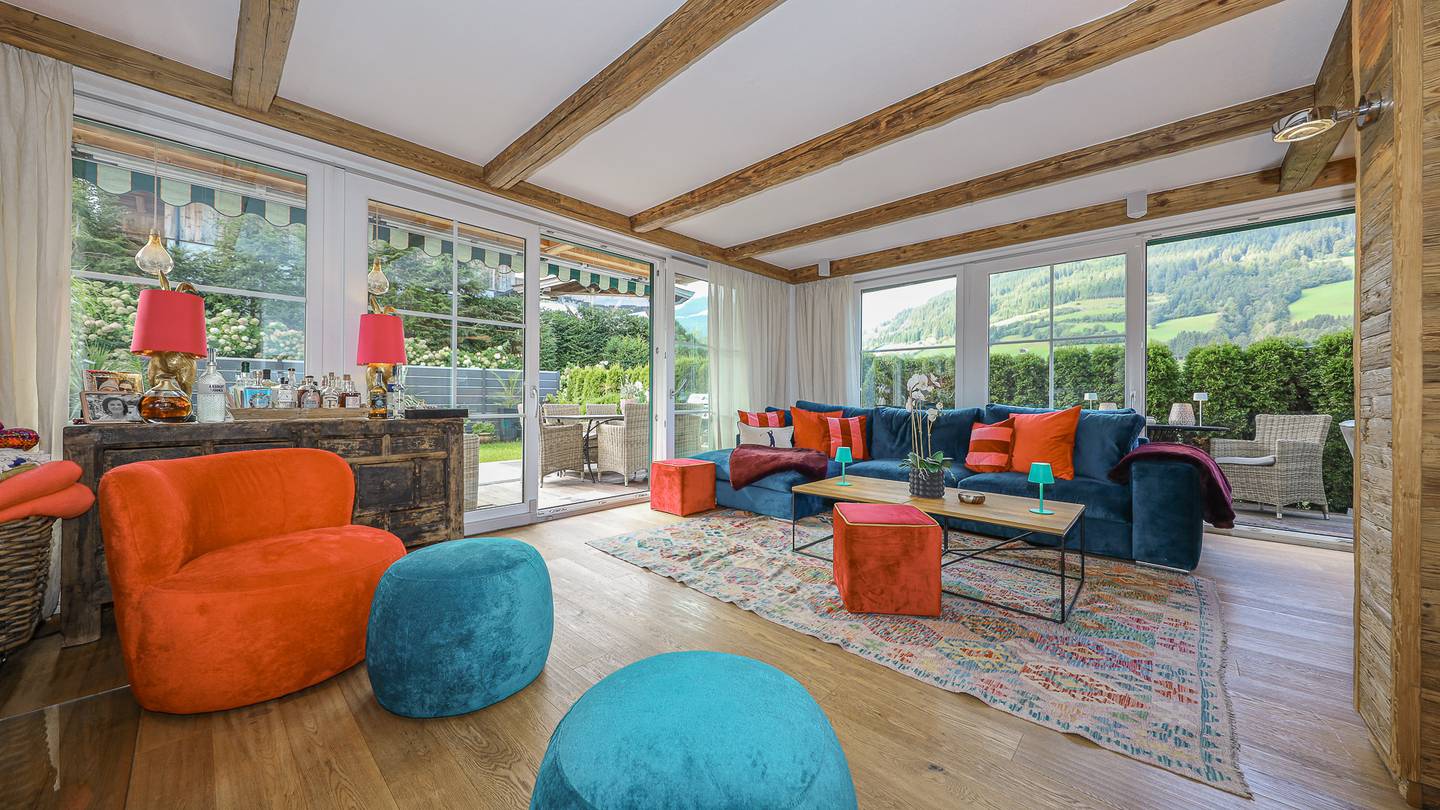 Corner townhouse with sauna and panoramic views of the Wilder Kaiser