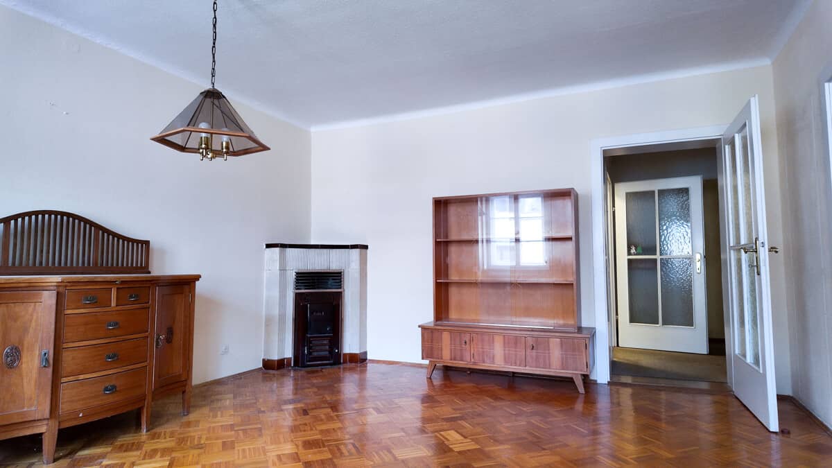 Well maintained townhouse with garden and parquet floors