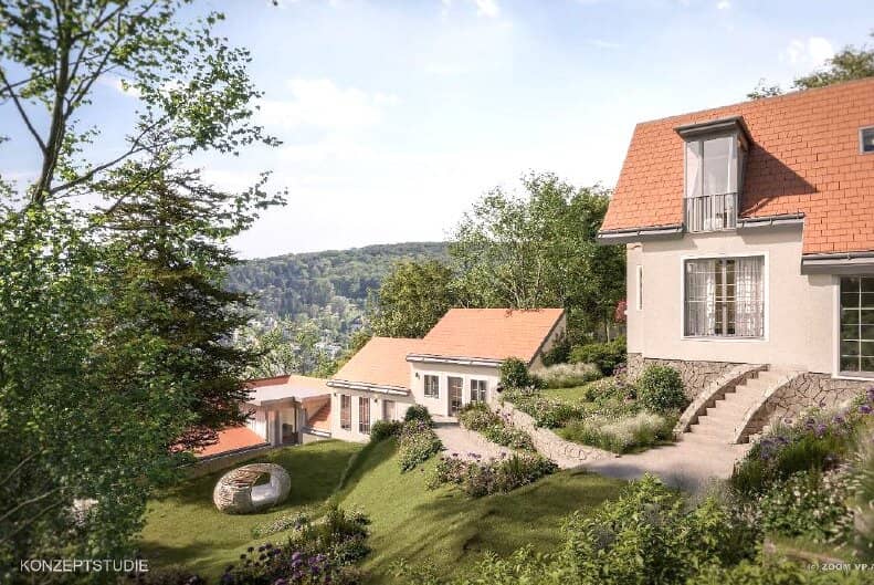 Einfamilienhaus mit unverbaubarem Fernblick am Wienerwald