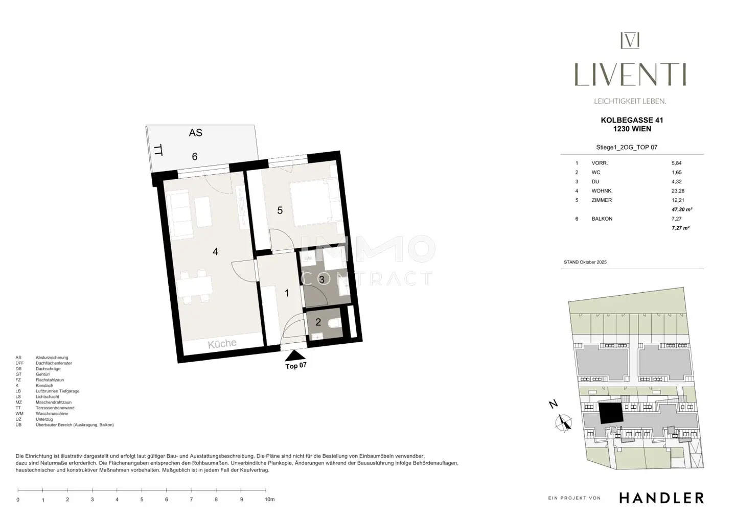 Helle Neubauwohnung mit Balkon in Liesing