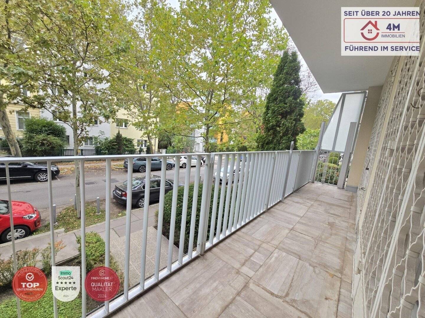 Helle Terrassenwohnung mit Balkon und Gemeinschaftsgarten in Hietzing