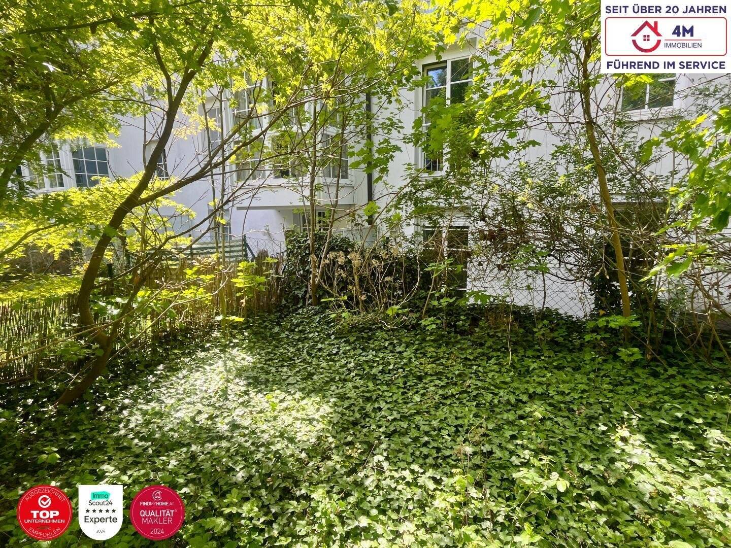 Helle Terrassenwohnung mit Privatgarten und Garage in Grünruhelage