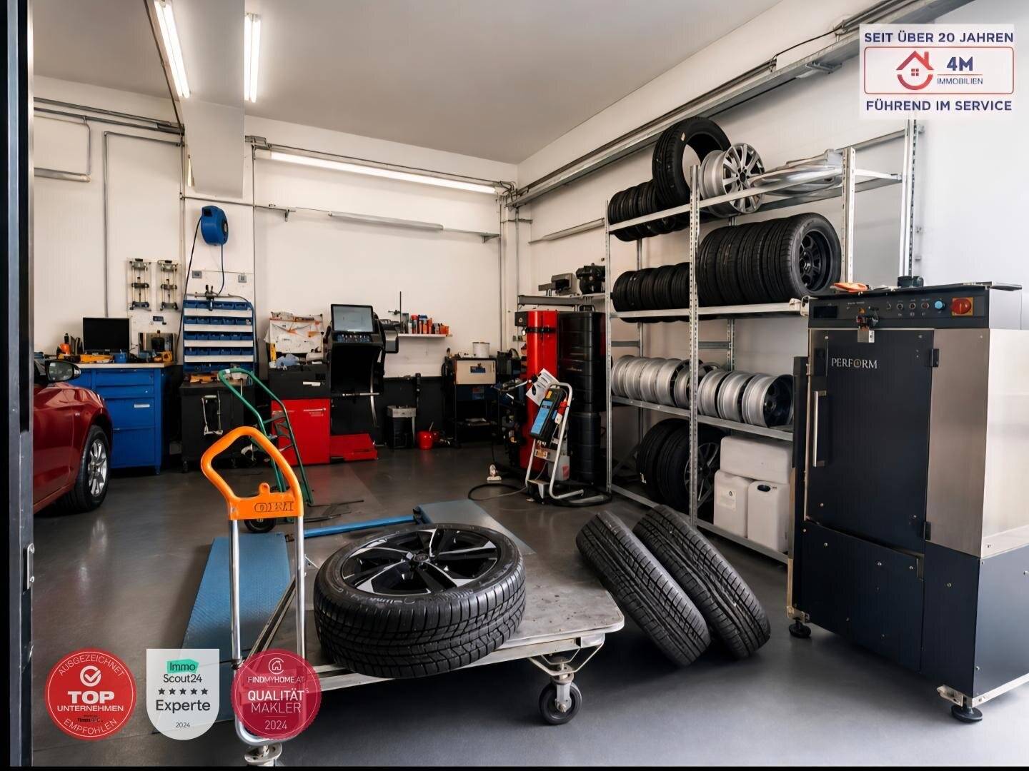 Commercial property with workshop and storage space in Floridsdorf
