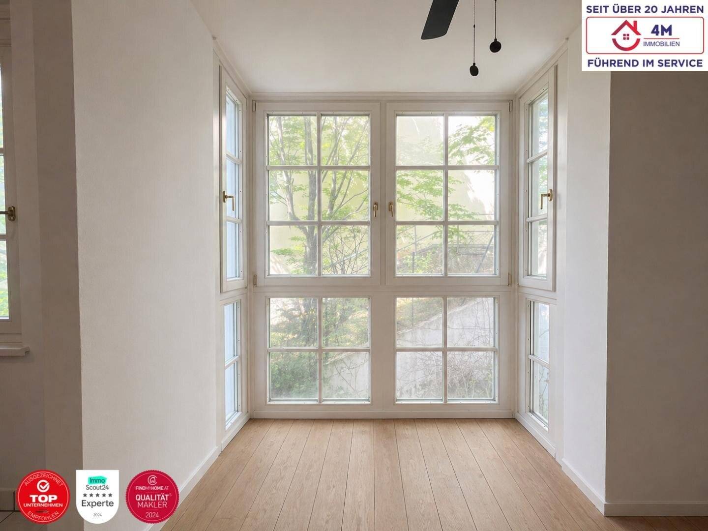 Charmantes 3-Zimmer-Terrassenwohnung mit Privatgarten und Garage in Währing