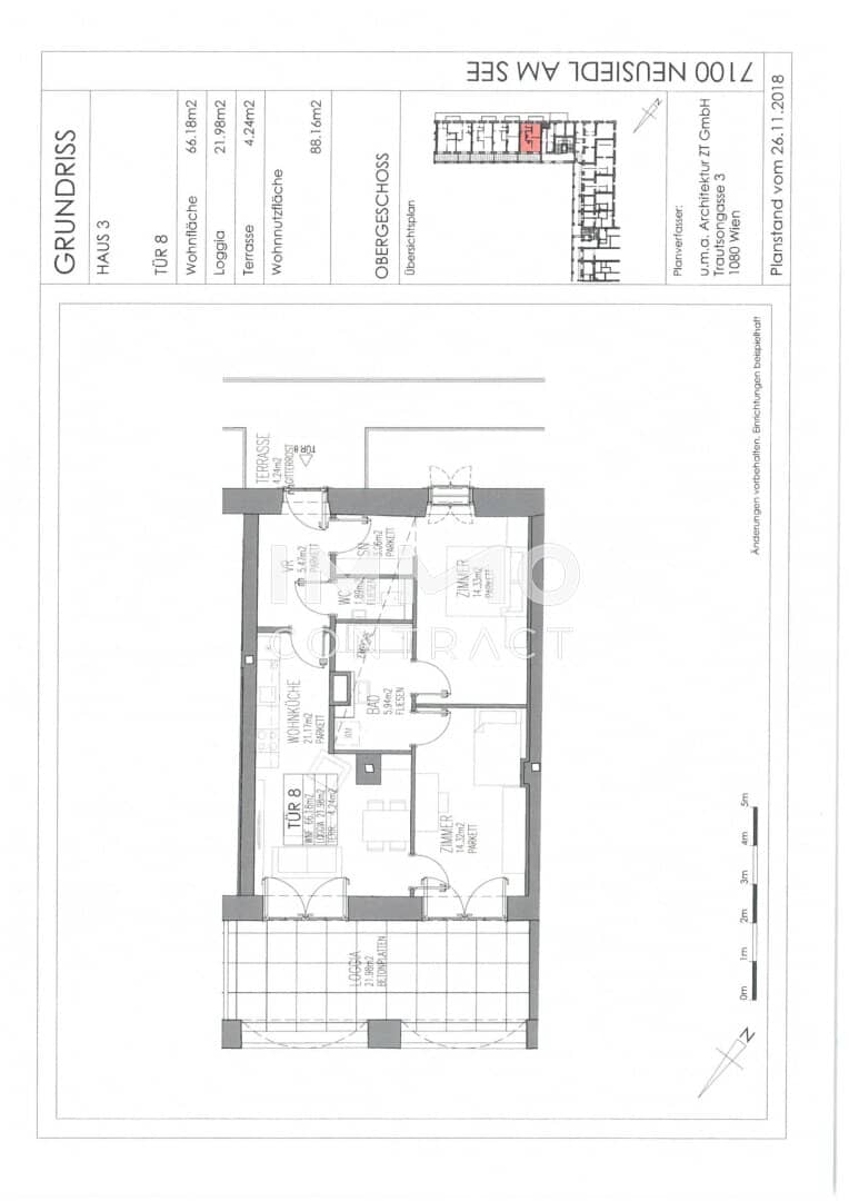 Period apartment with high ceilings and spacious loggia