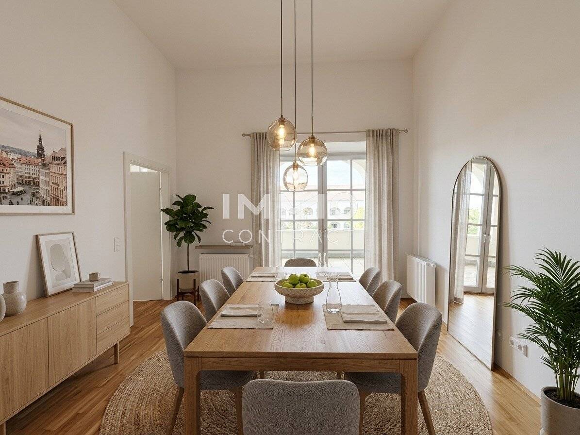 Historic apartment with loggia and terrace near Lake Neusiedl