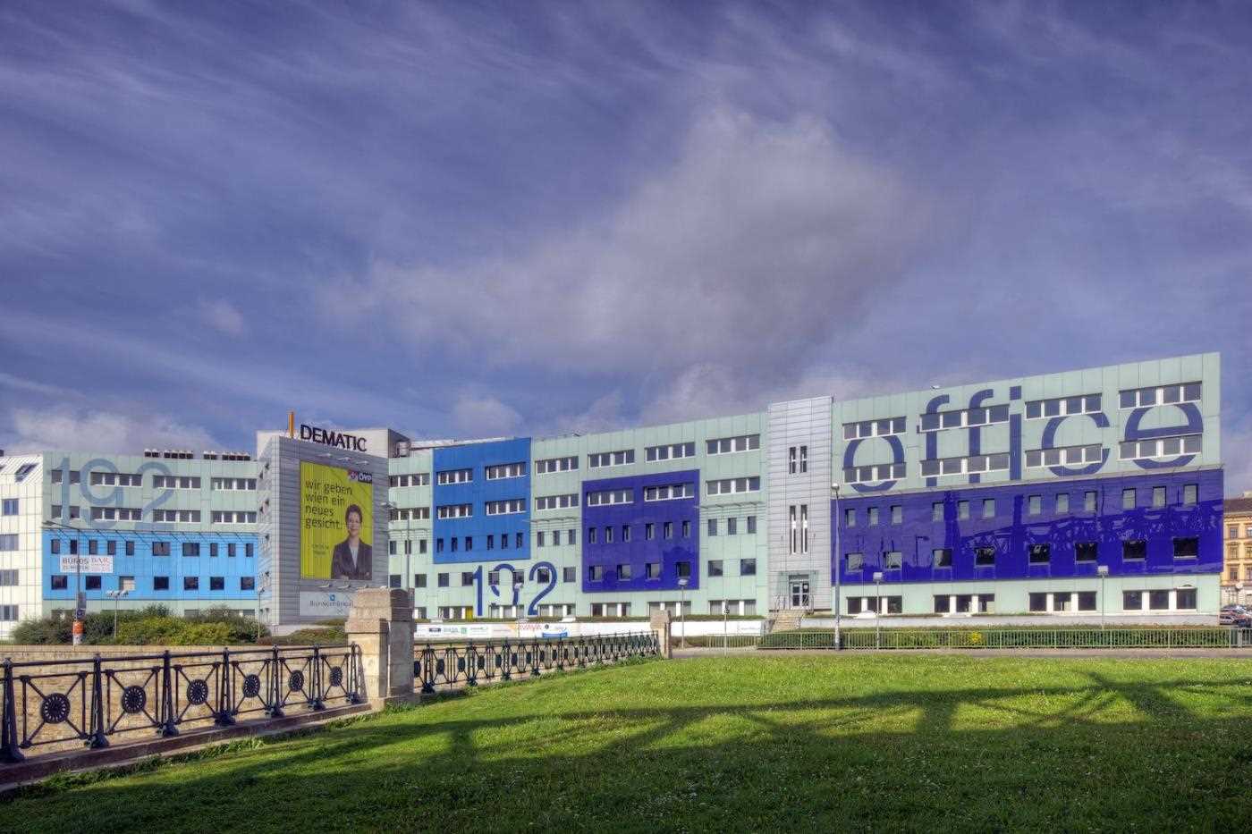 Office spaces in revitalized building with elevator and underground parking