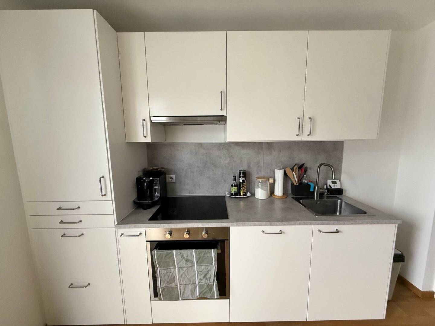 Barrierefreie Neubauwohnung mit Fußbodenkühlung und Parkett