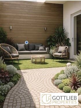 Barrierefreie Altbauwohnung mit Eigengarten und Atelier
