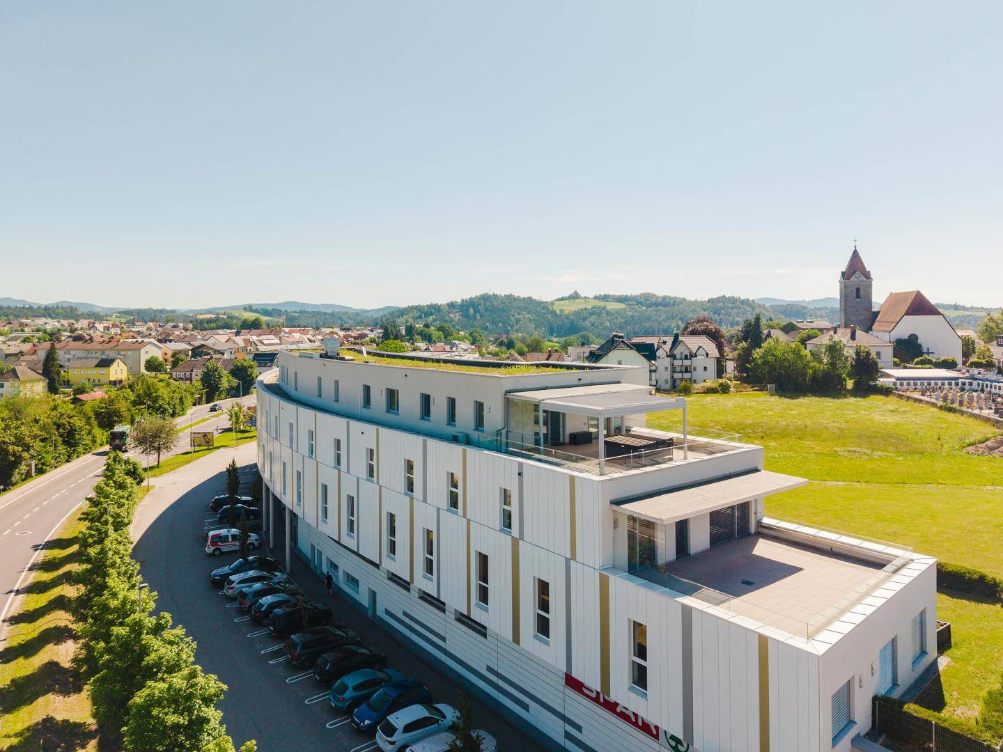 Dachterrassenwohnung mit Panoramablick und Whirlpool