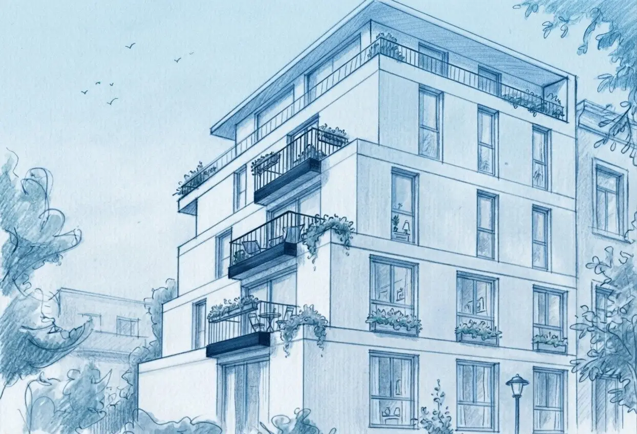 Neubauwohnung in Graz mit Balkon und Lift
