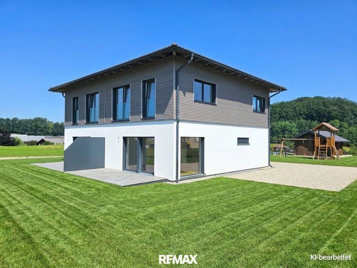New build semi detached house with garden and south facing terrace