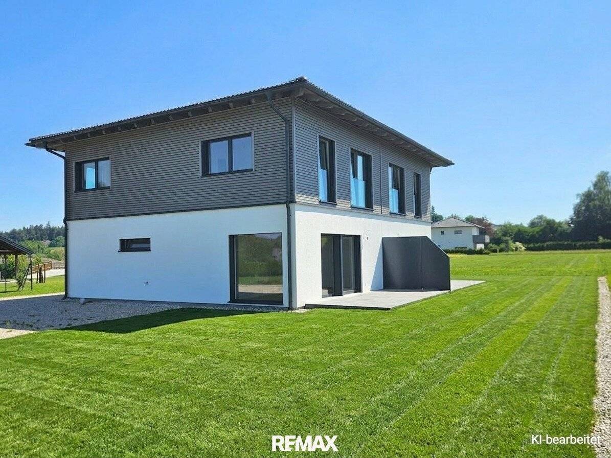 New build semi detached house with garden and south facing terrace