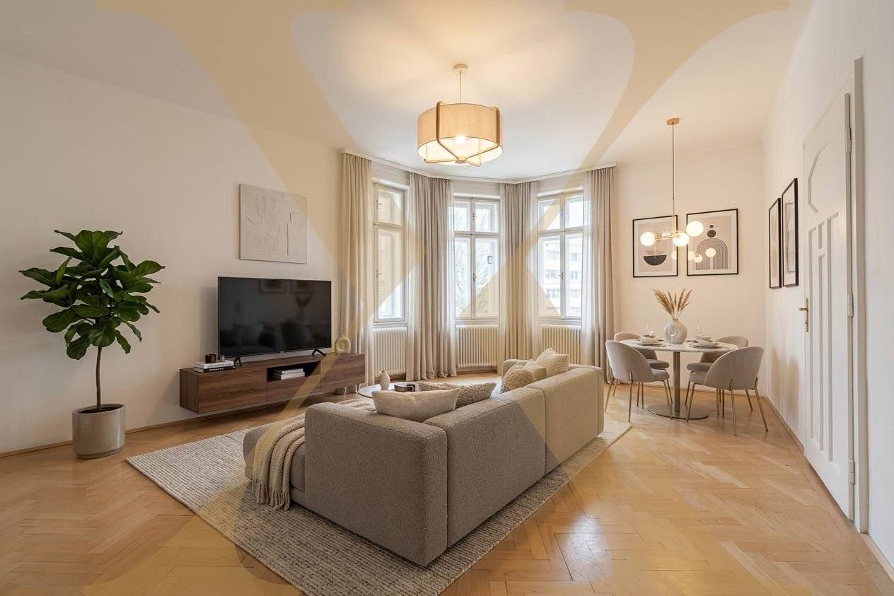 Charmant sanierungsbedürftige Altbauwohnung mit Loggia