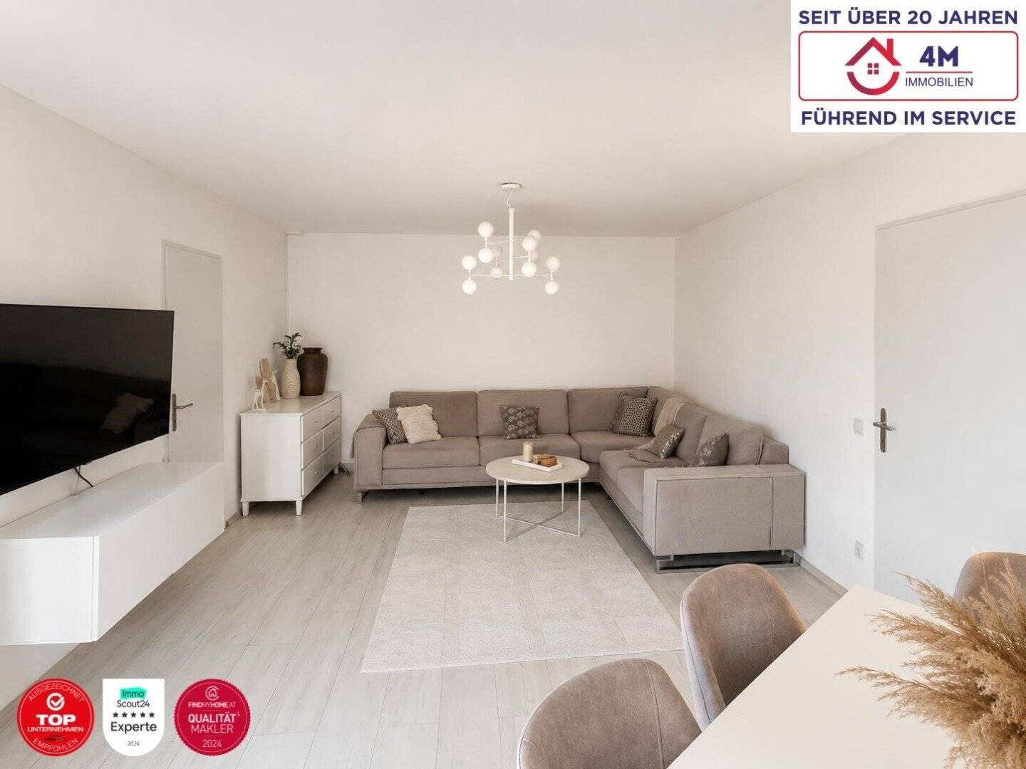 Ruhige 3 Zimmer Wohnung mit Loggia in Hoflage
