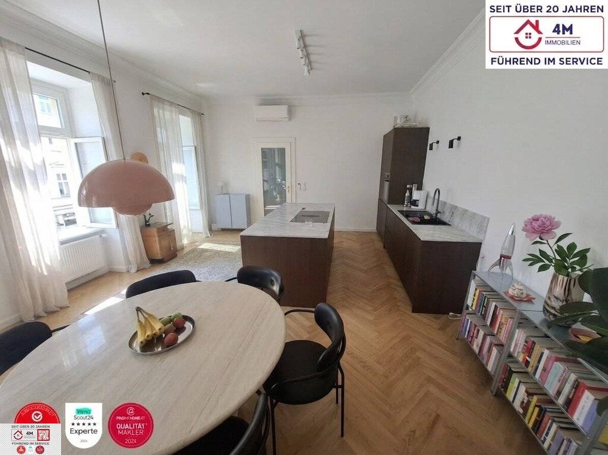 Wohnung mit Balkon und Loggia in zentraler Lage